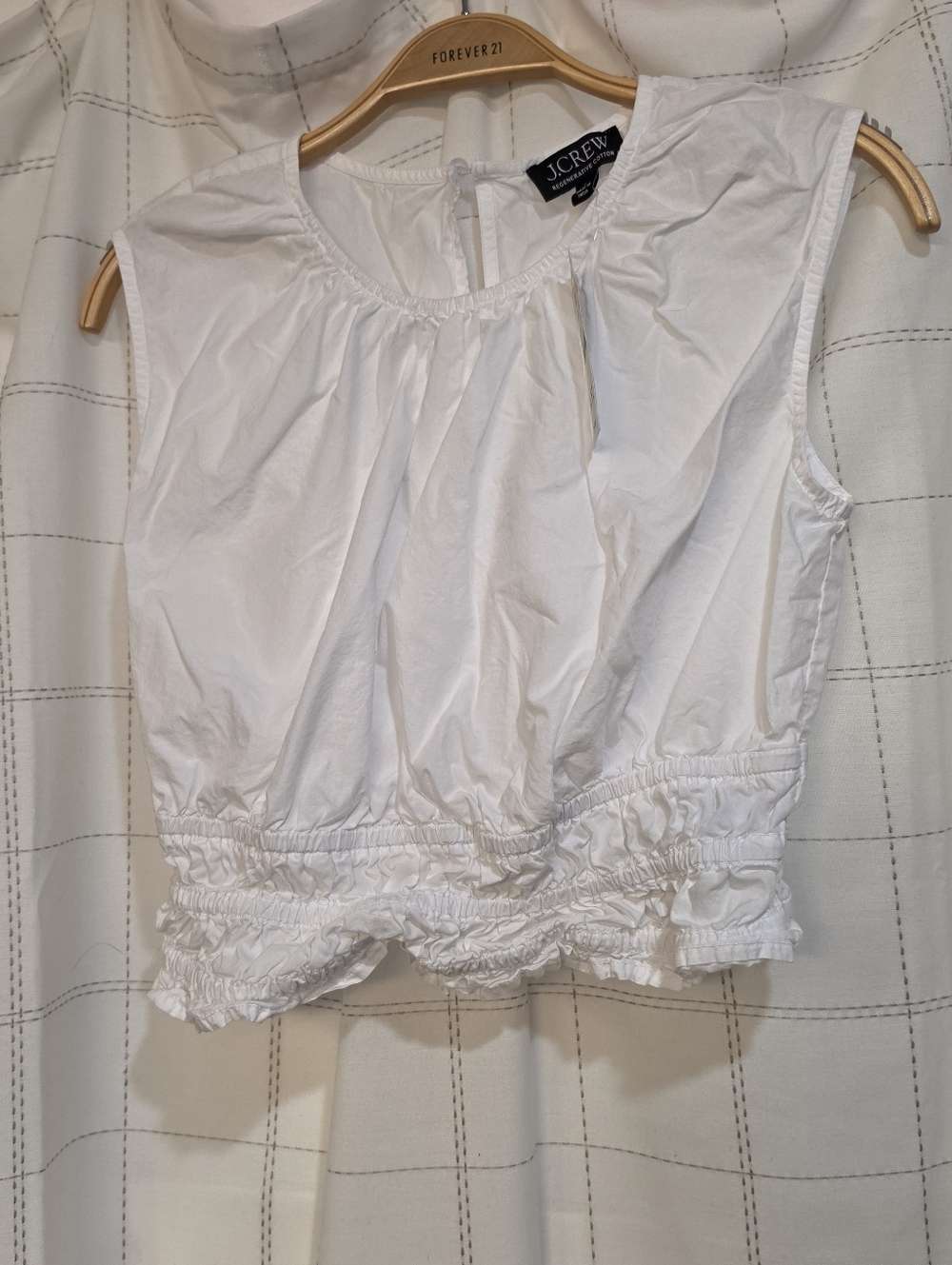 J Crew Hyacinth top in cotton poplin - Picture 2 of 4